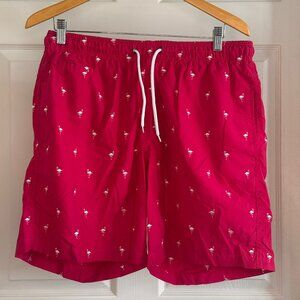 Surfstyle HOT PINK (Not Red) Men's Swim Shorts w/ 8" Inseam